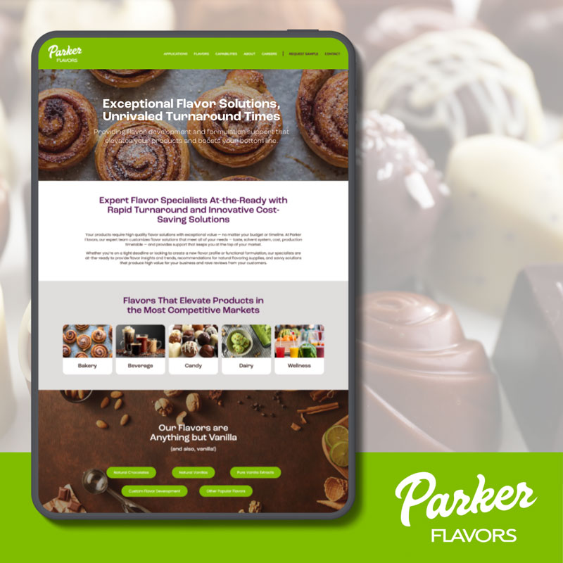 Featured image for “Parker Flavors Refreshes Brand to Showcase Exceptional Offerings to a Wider Audience in the Bakery, Beverage, Candy, Dairy and Wellness Markets”